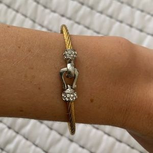 Gold and silver bracelet